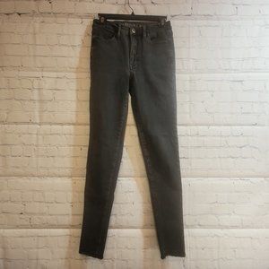 American Eagle Super Hi-Rise Jeggings Dark Washed - 4 X-Long